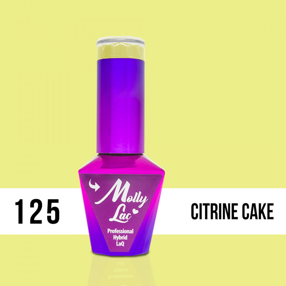 125 Citrine Cake Molly Lac 10 ml Oja Semipermanenta Molly Lac fabushop.ro