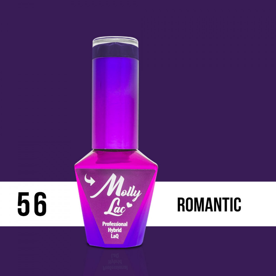 56 Romantic Molly Lac 10 ml Oja Semipermanenta Molly Lac fabushop.ro