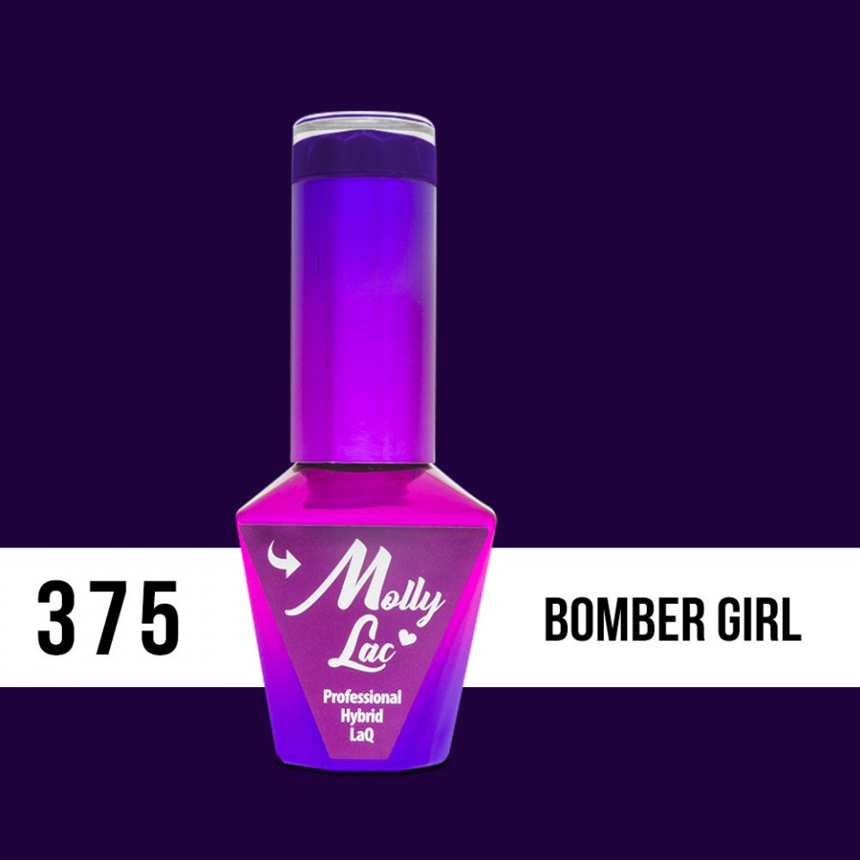 375 Bomber Girl Molly Lac 10 ml Oja Semipermanenta Molly Lac fabushop.ro
