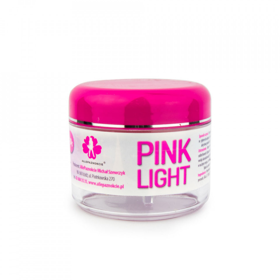 Pudra acrilica Pink Light 30g Allepaznokcie imagine noua