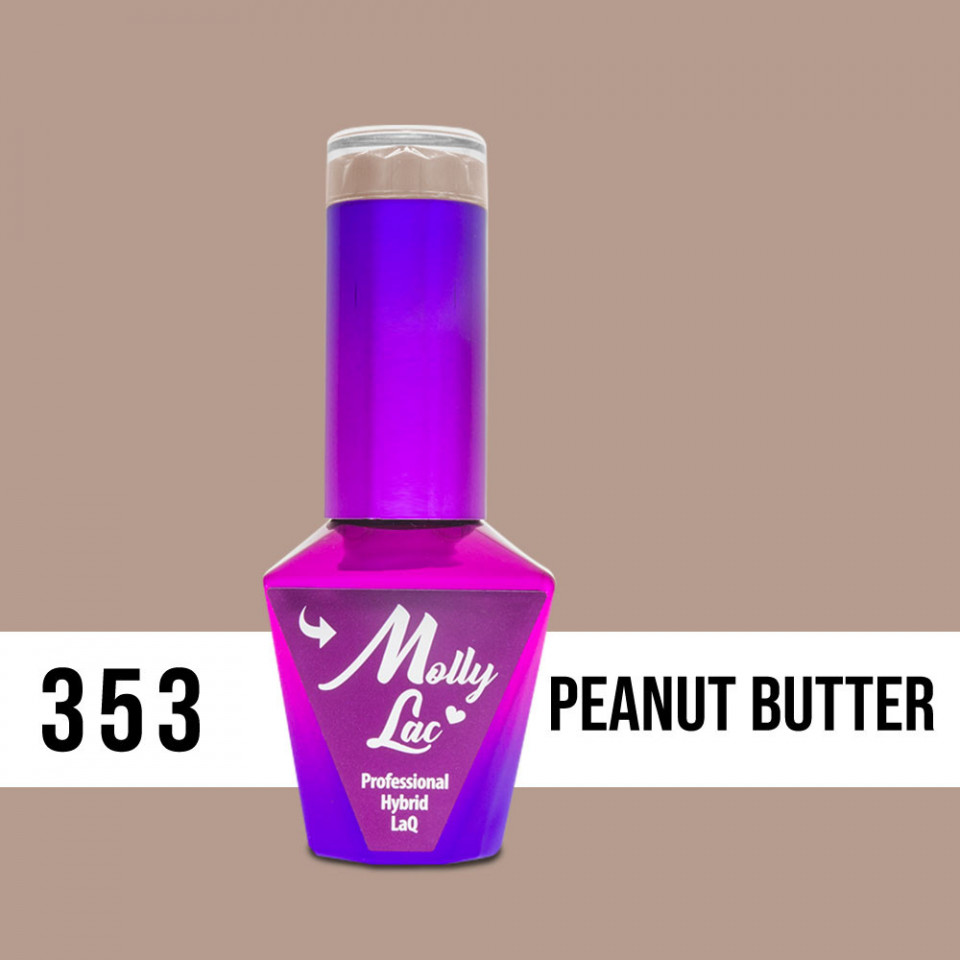 353 Peanut Butter Molly Lac 10 ml Oja Semipermanenta Molly Lac fabushop.ro
