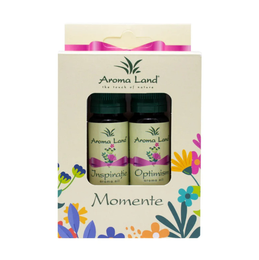 Set 2 uleiuri aromaterapie Inspiratie&Optimism, 10 ml Aroma Land