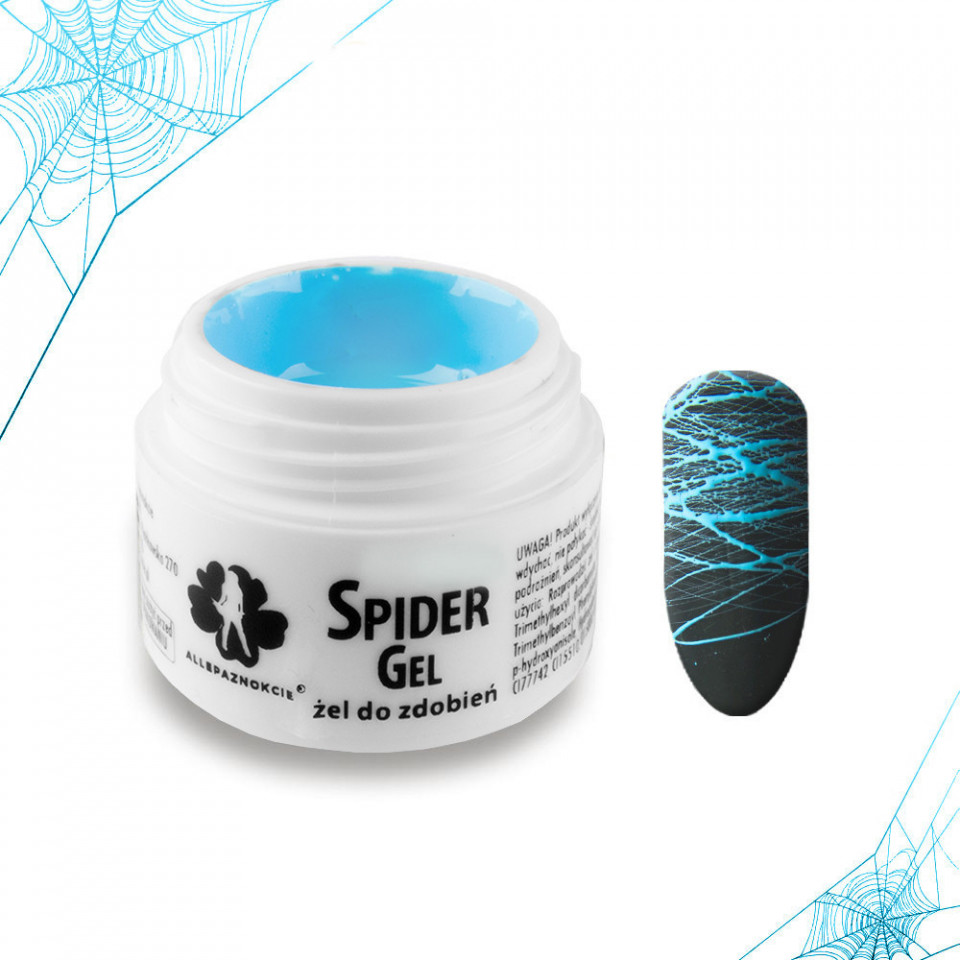 Spider Gel Baby Blue 3 ml – Allepaznokcie Allepaznokcie imagine noua