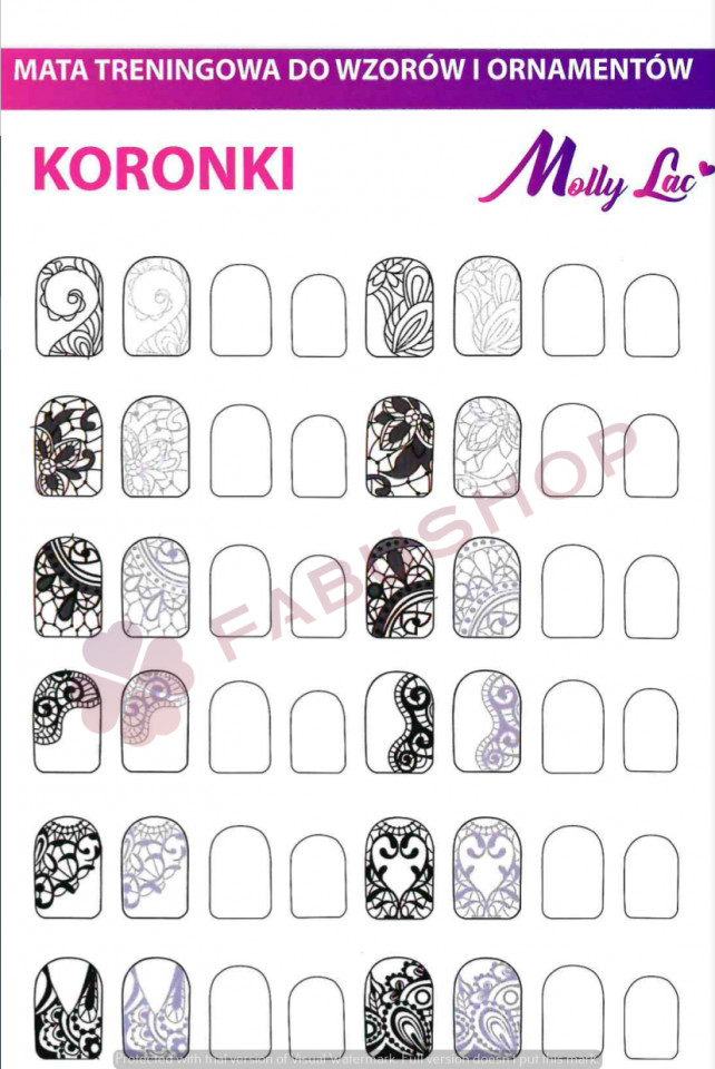Training card nail art 12-10 fabushop.ro imagine noua
