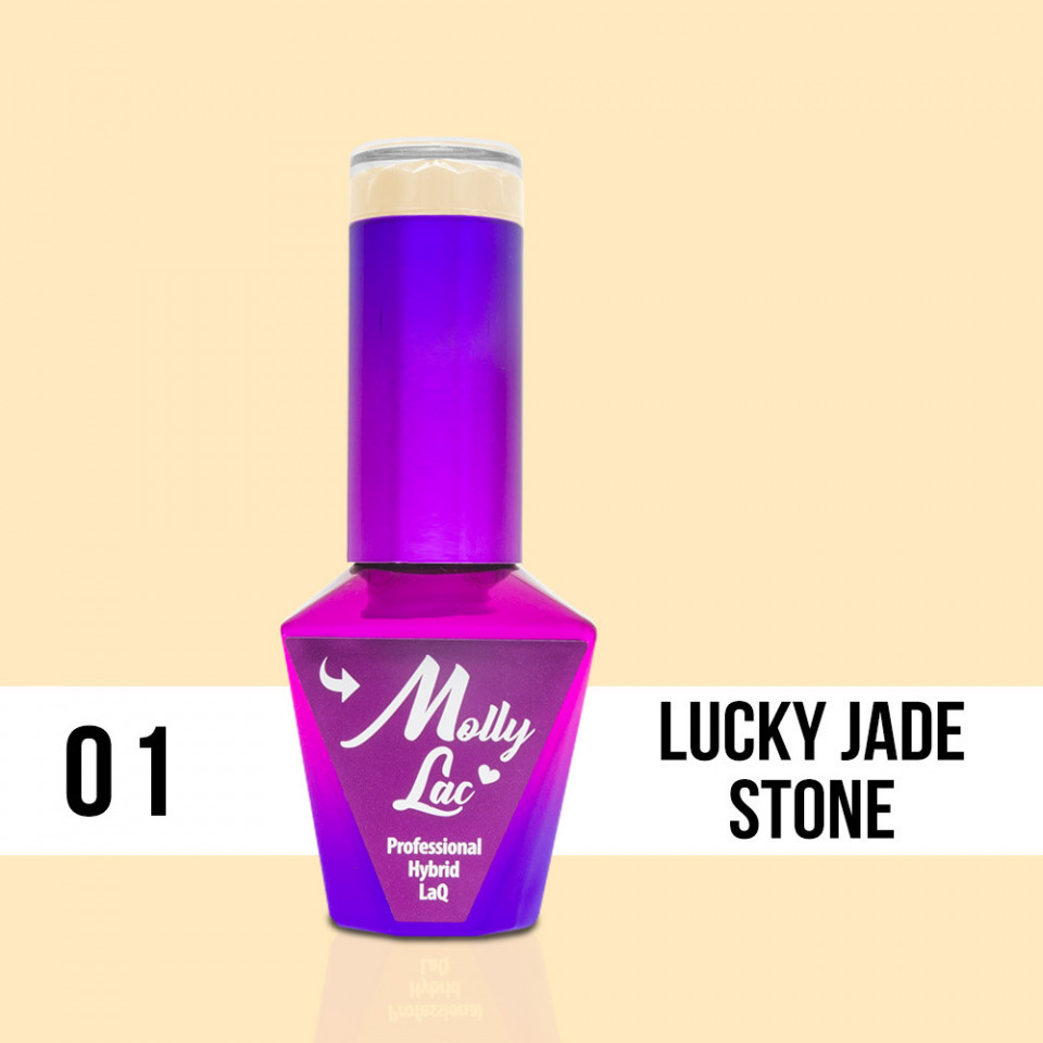 01 Lucky Jade Stone Molly Lac 10 ml Oja Semipermanenta Molly Lac fabushop.ro