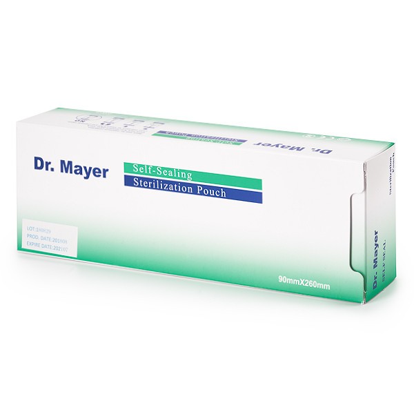 Pungi sterilizare autosigilante Dr. Mayer 90x260mm set 200 fabushop.ro