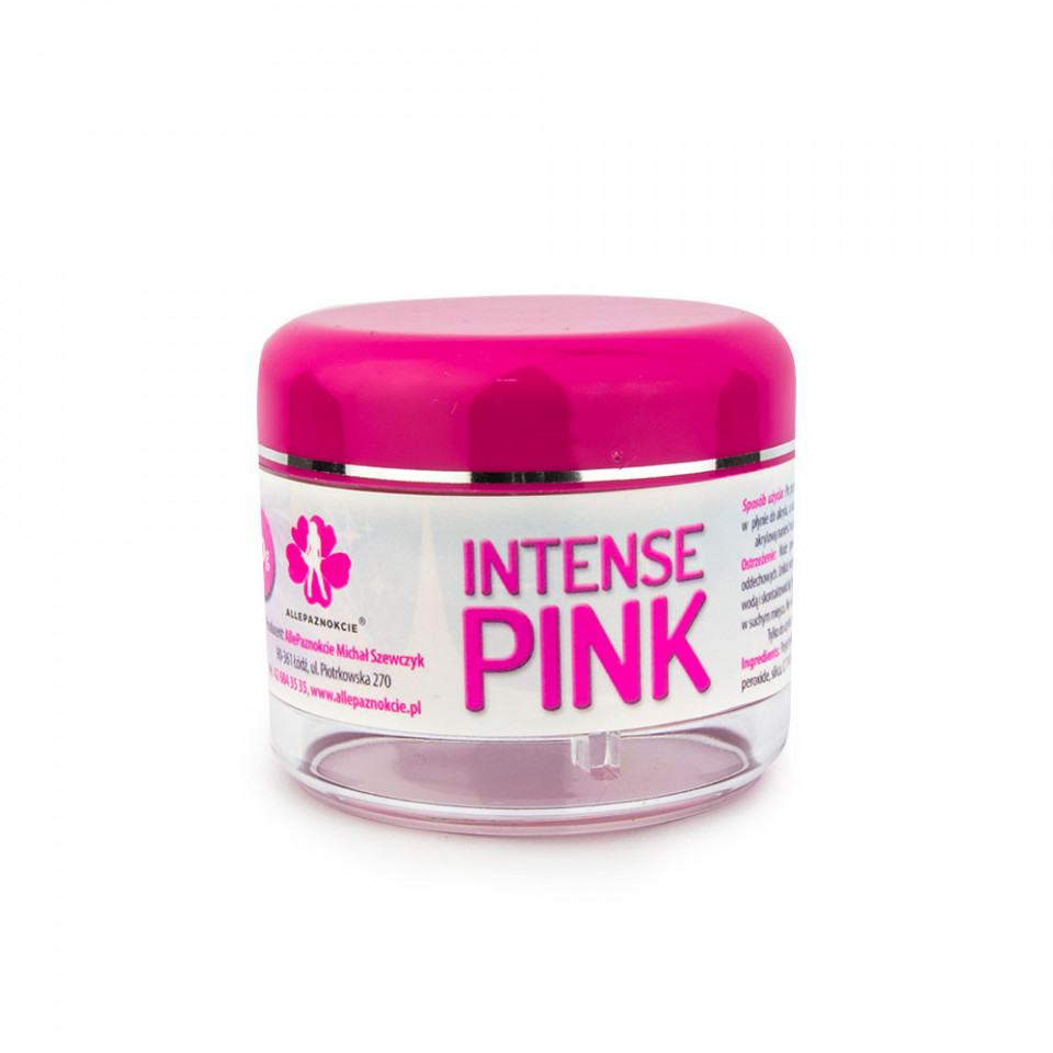Pudra acrilica Intense Pink 30g Allepaznokcie imagine noua