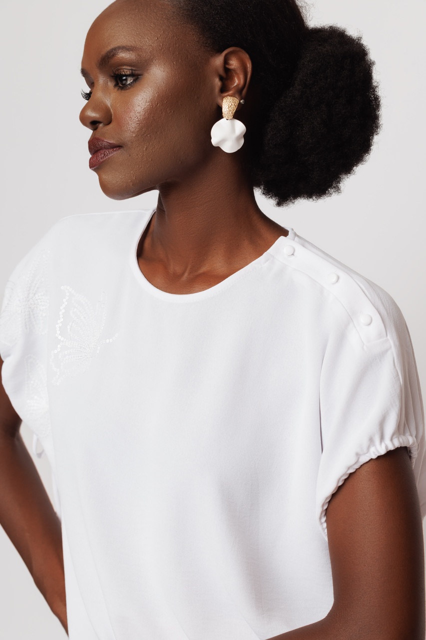 Bluza dama cu siret la maneci