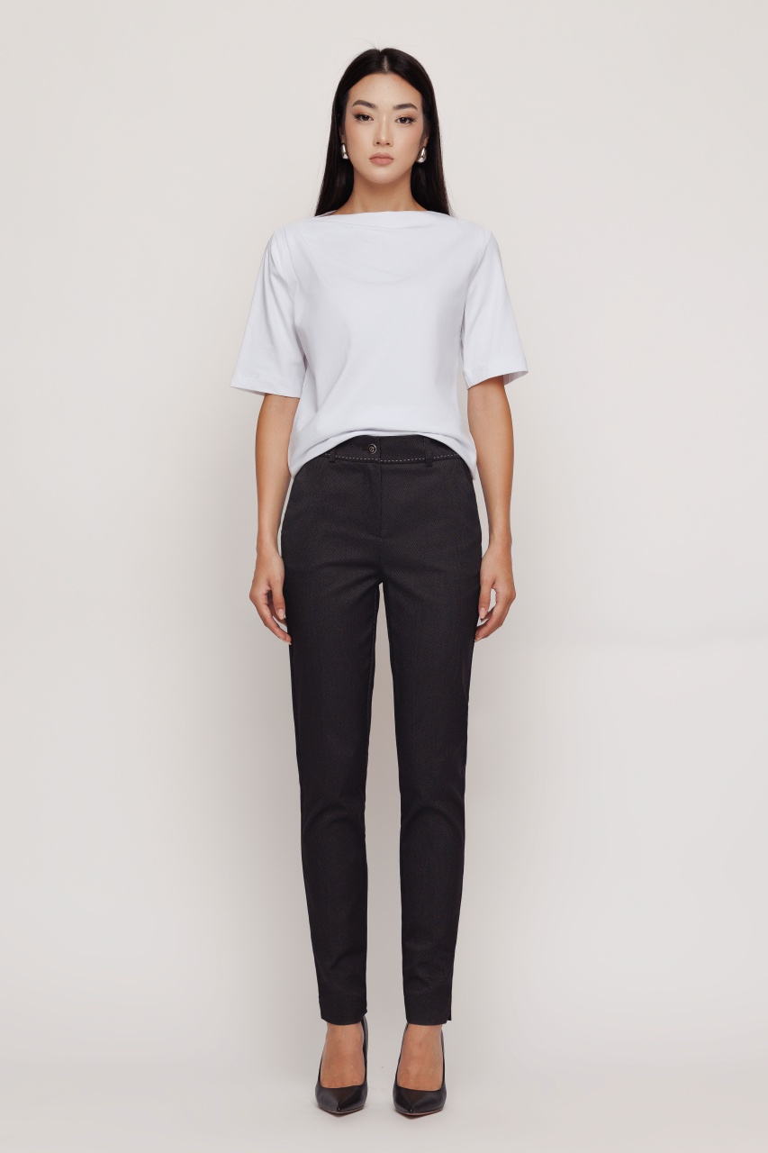 Pantaloni dama drepti pepit