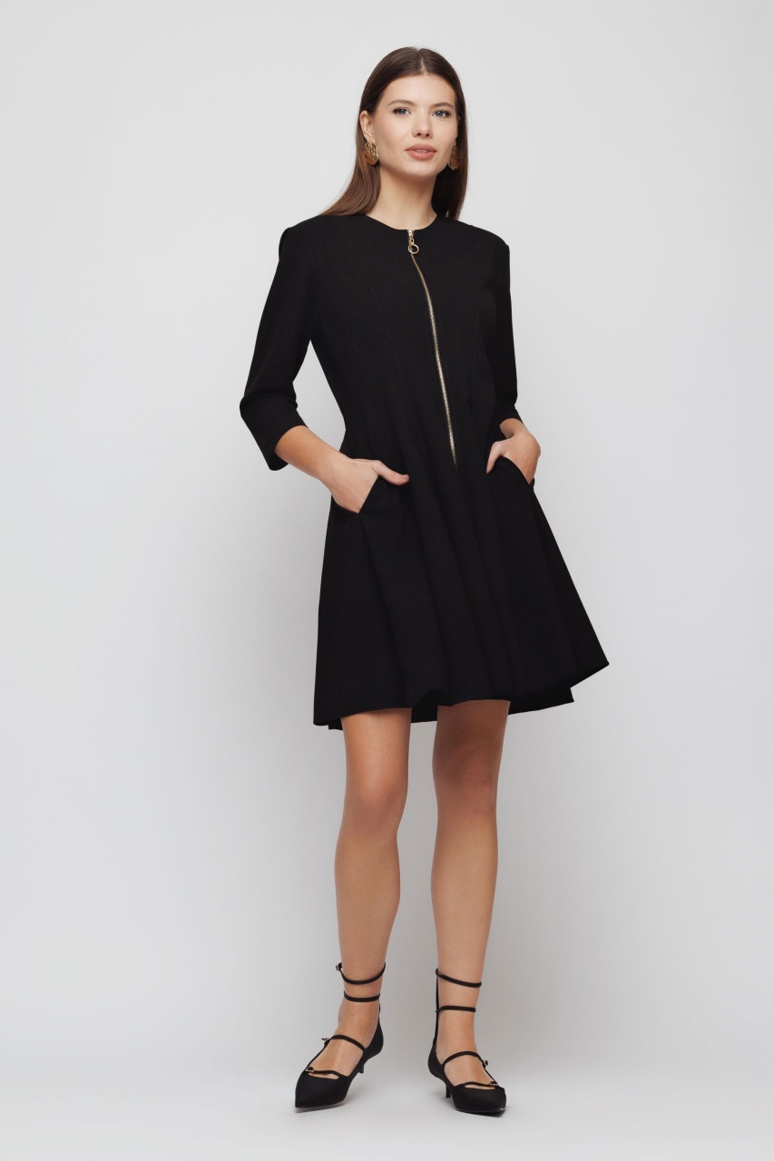 Rochie dama scurta cu fermoar