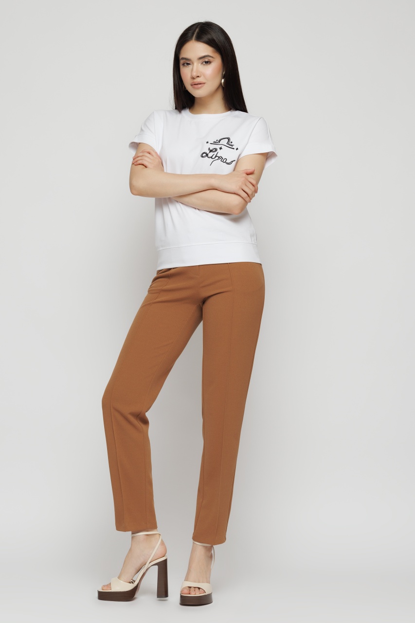 Tricou dama alb zodia Balanta