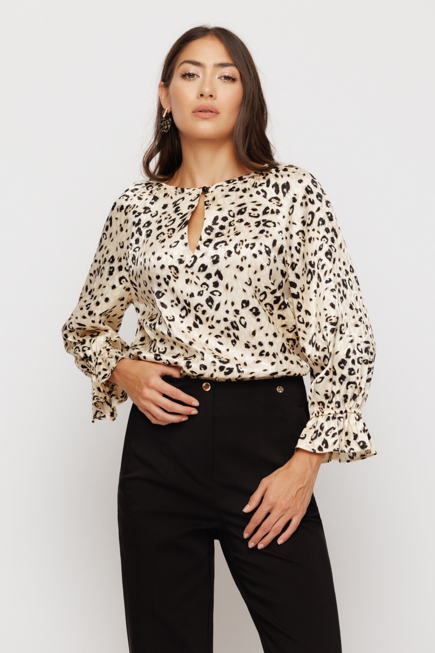 Bluza dama cu mansete incretite