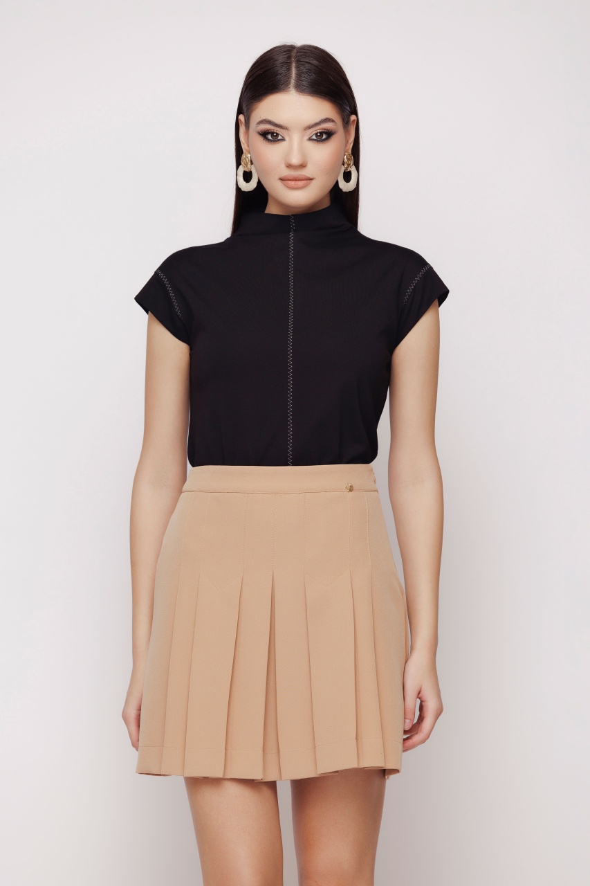 Fusta dama scurta bej