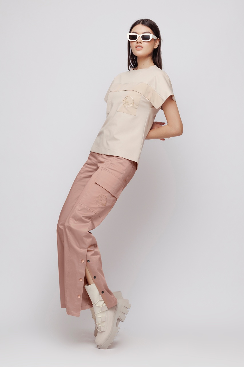 Pantaloni dama cargo largi