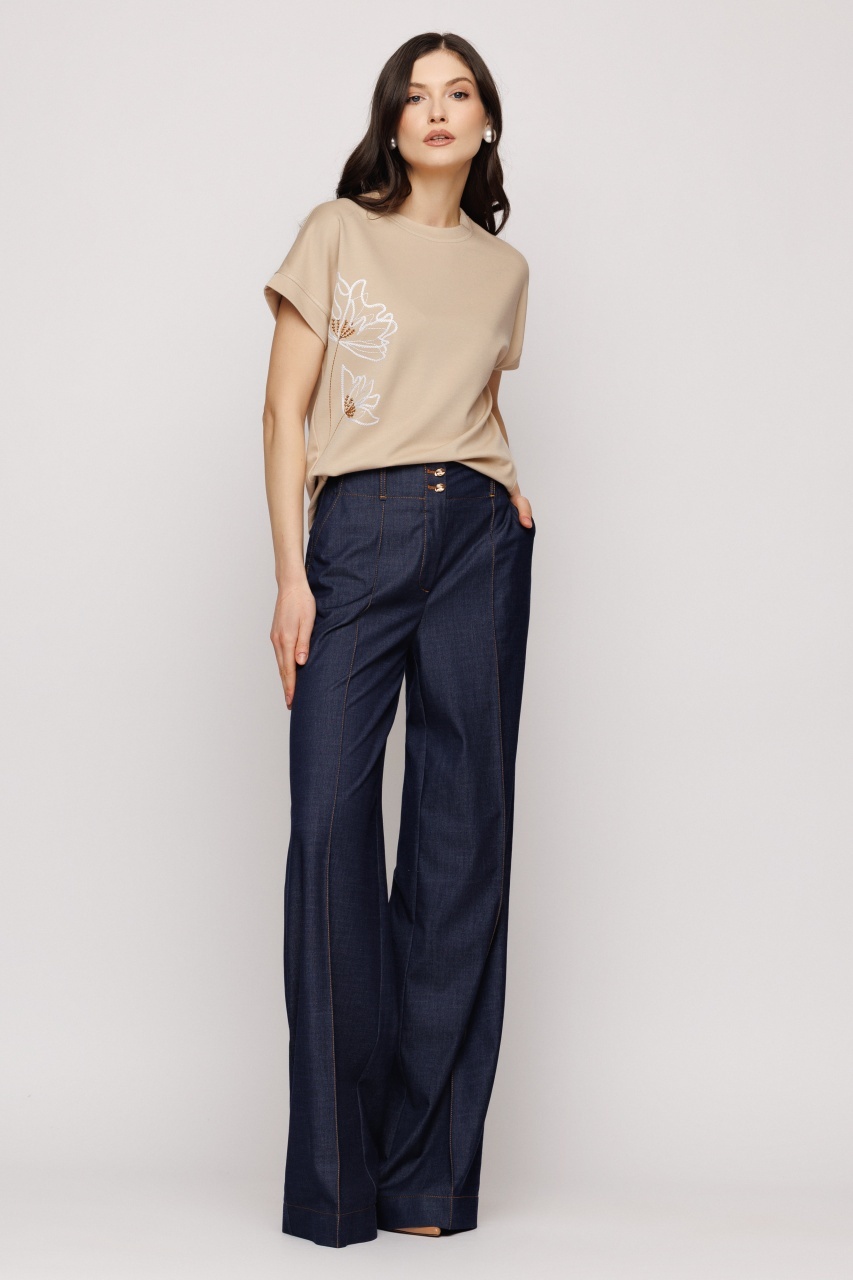 Tricou dama cu broderie