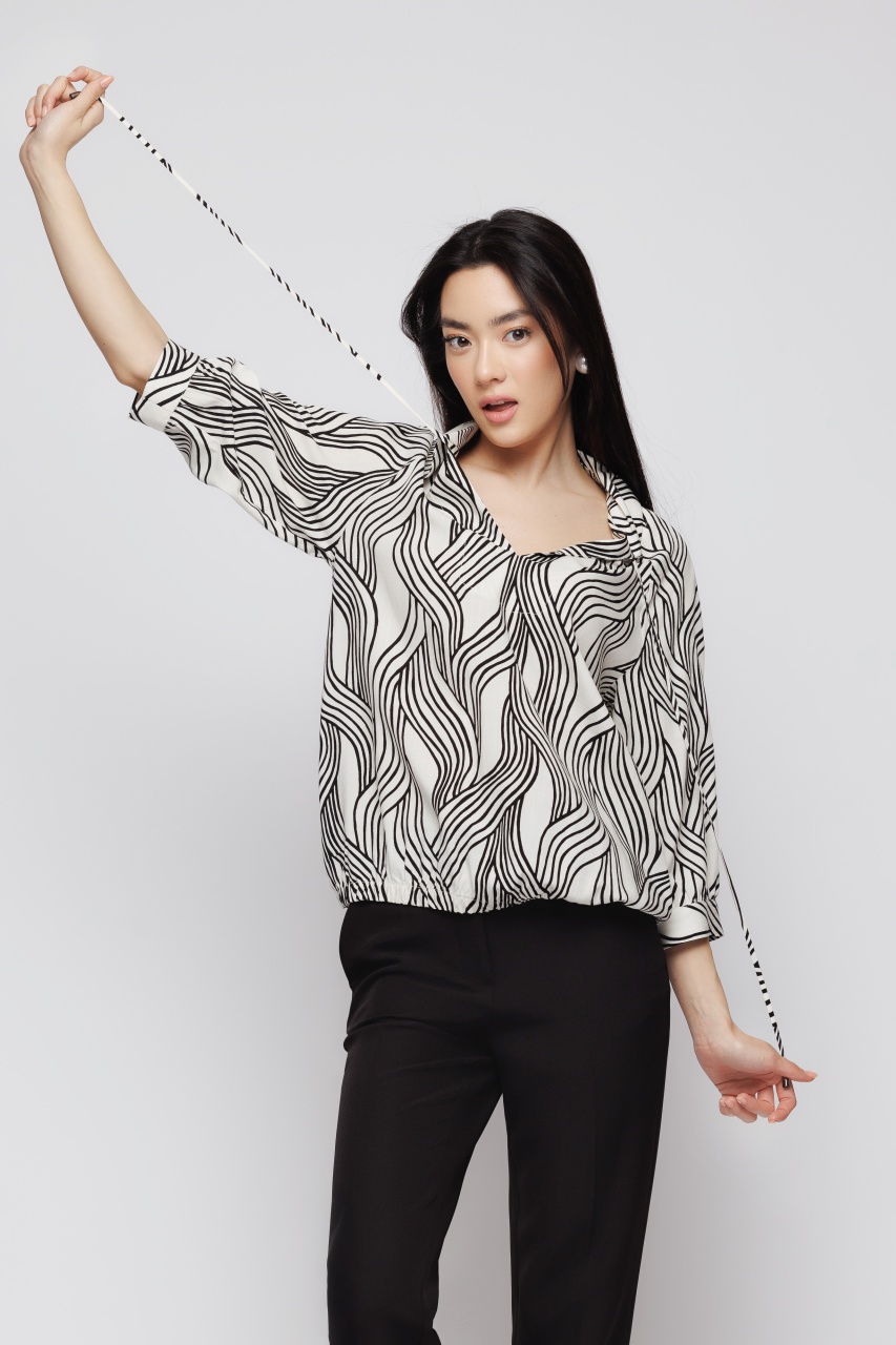 Bluza dama cu imprimeu