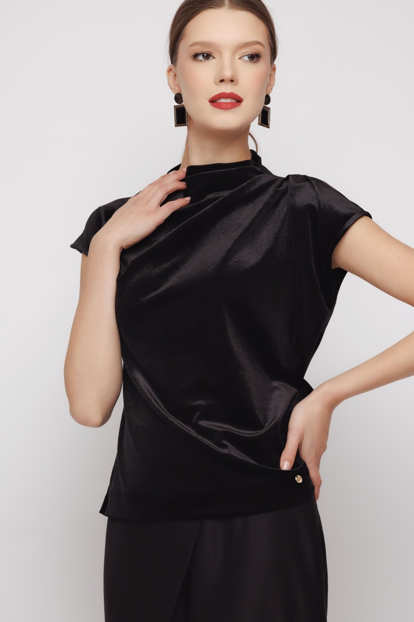 Bluza dama eleganta drapata