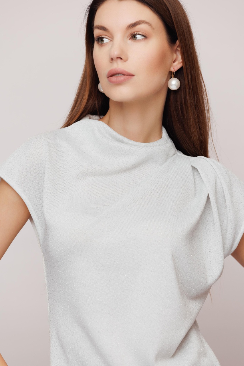 Bluza dama eleganta drapata