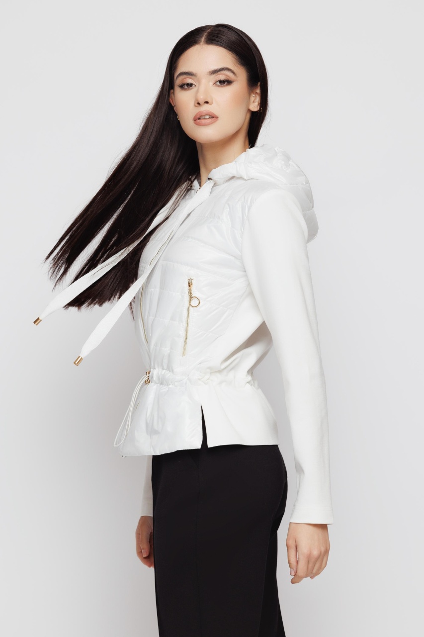 Jacheta dama alba matlasata