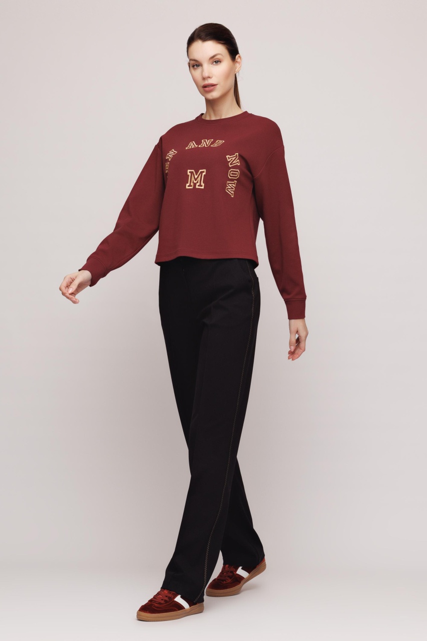 Pantaloni dama drepti negri