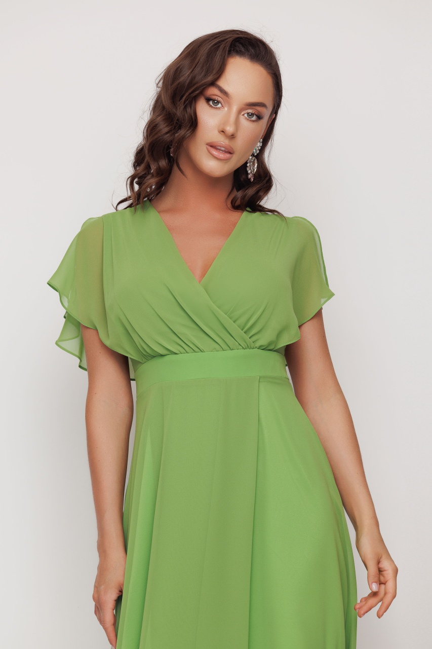 Rochie dama eleganta verde