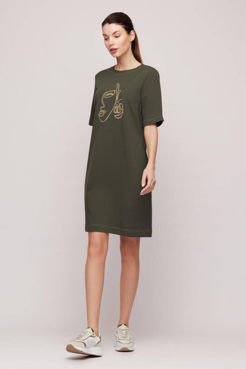 Rochie dama lejera cu broderie