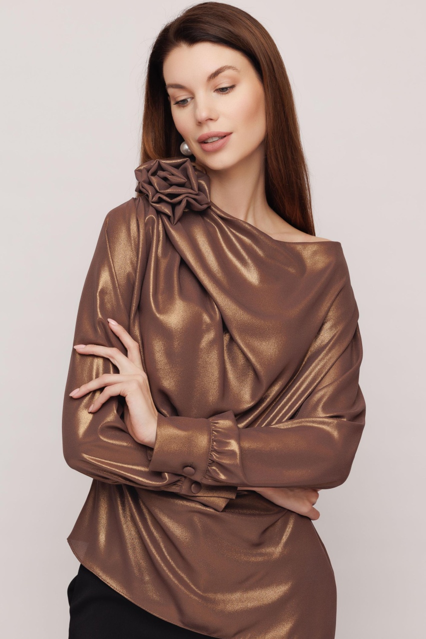 Bluza dama eleganta cu drapaj