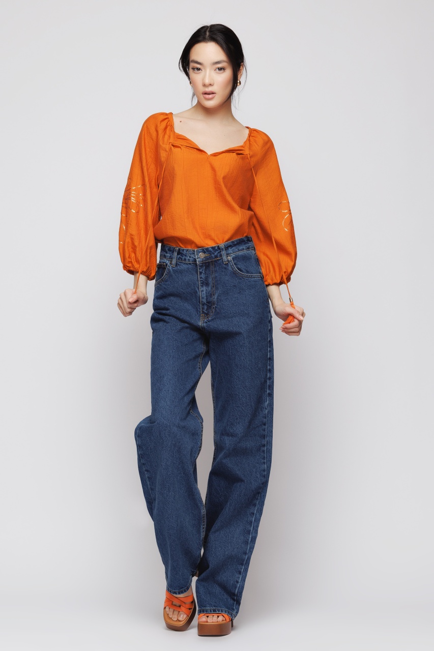 Bluza dama portocalie