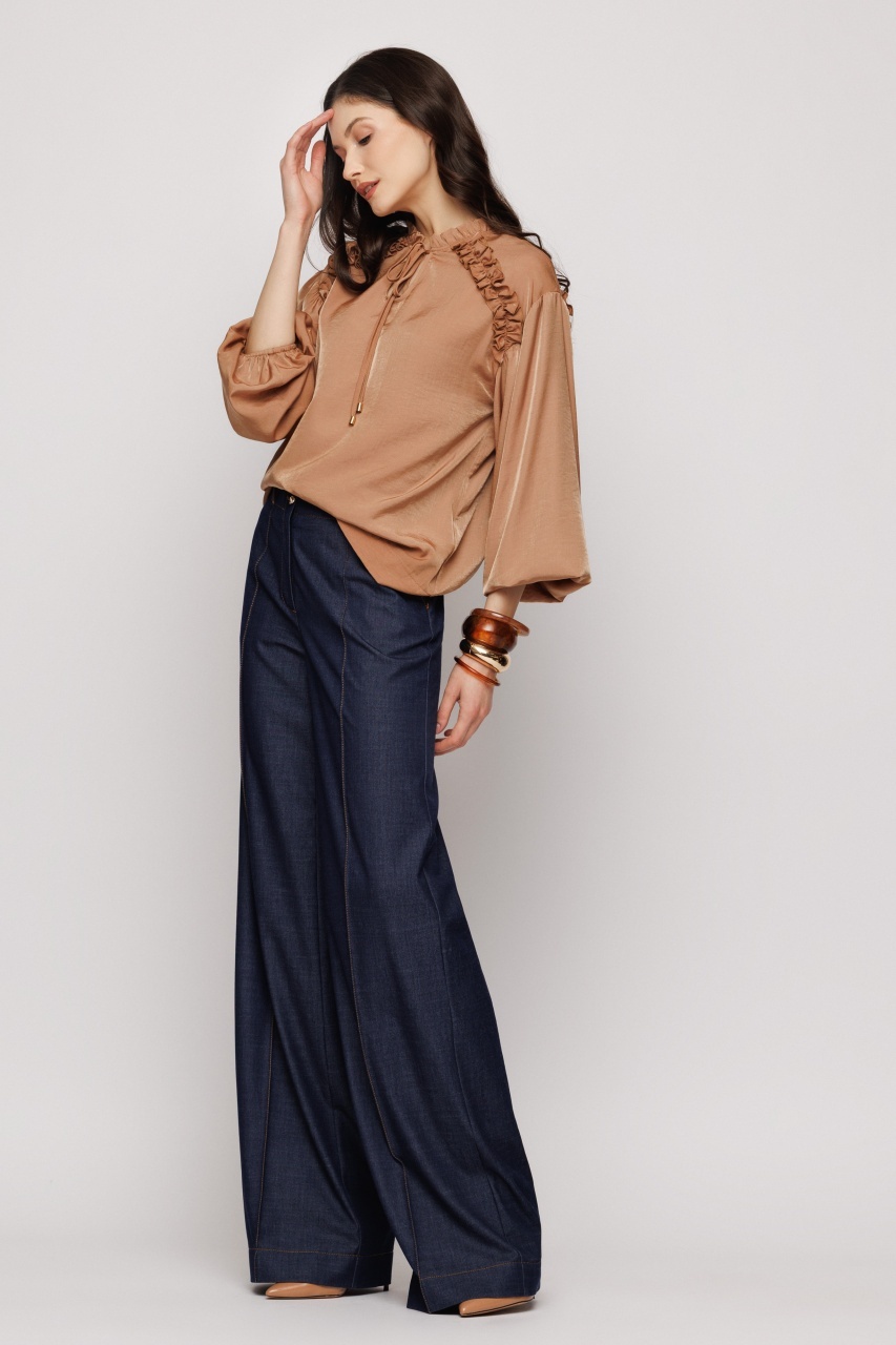 Bluza dama cu detalii incretite