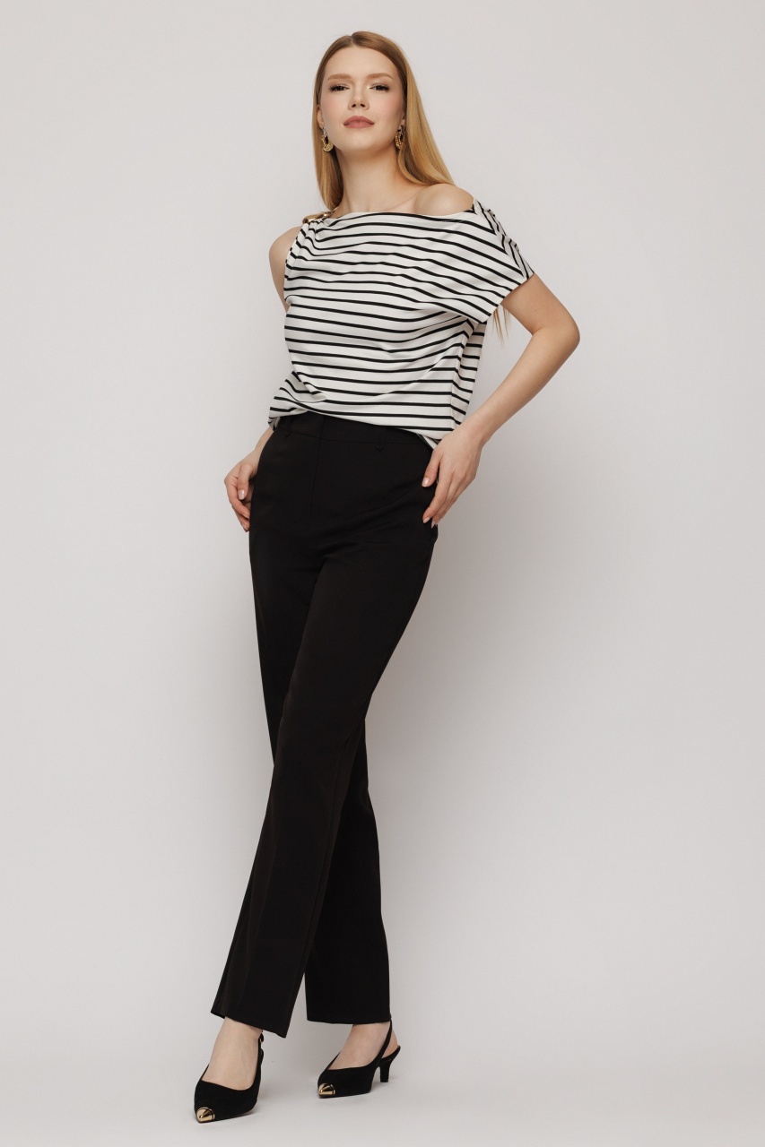 Pantaloni drepți damă largi