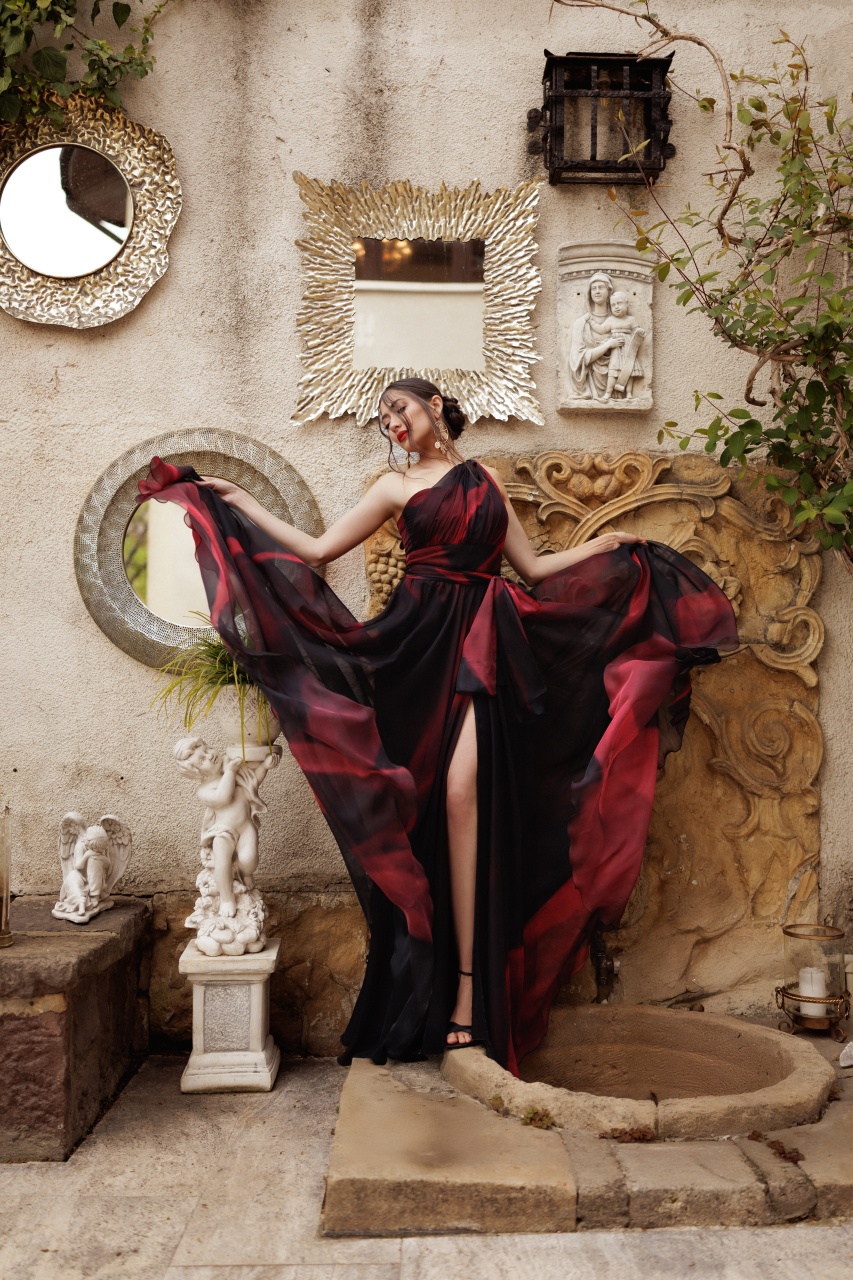 Rochie dama eleganta cu esarfa