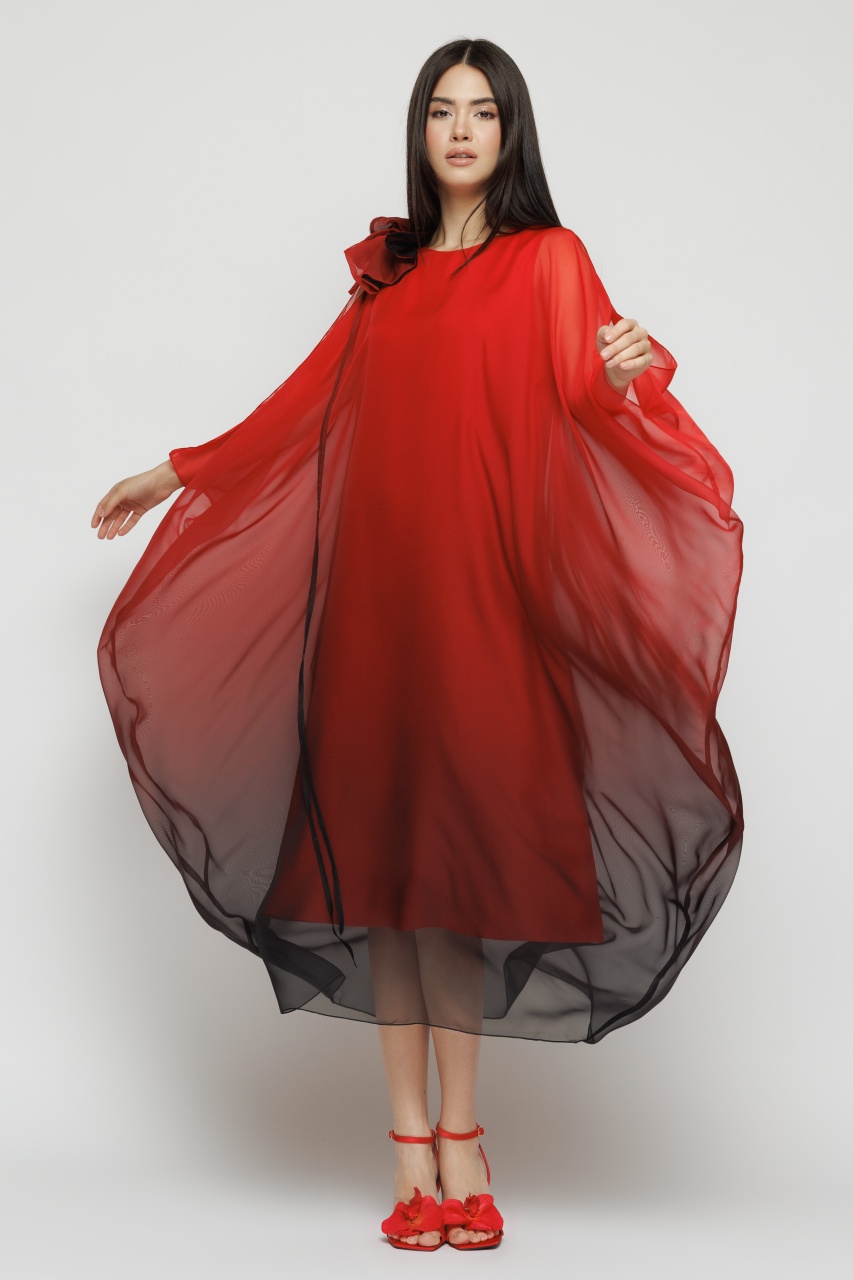 Rochie dama eleganta in degrade