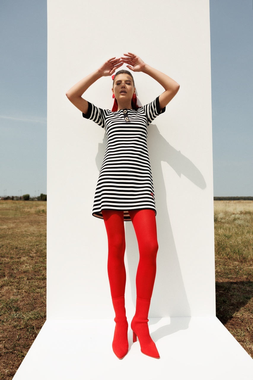 Rochie dama in dungi