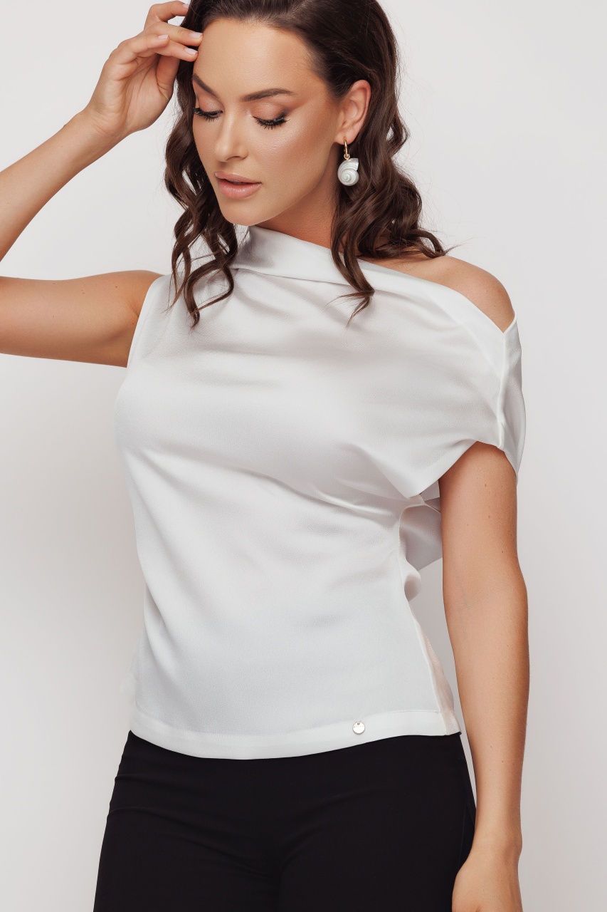 Bluza dama eleganta alba