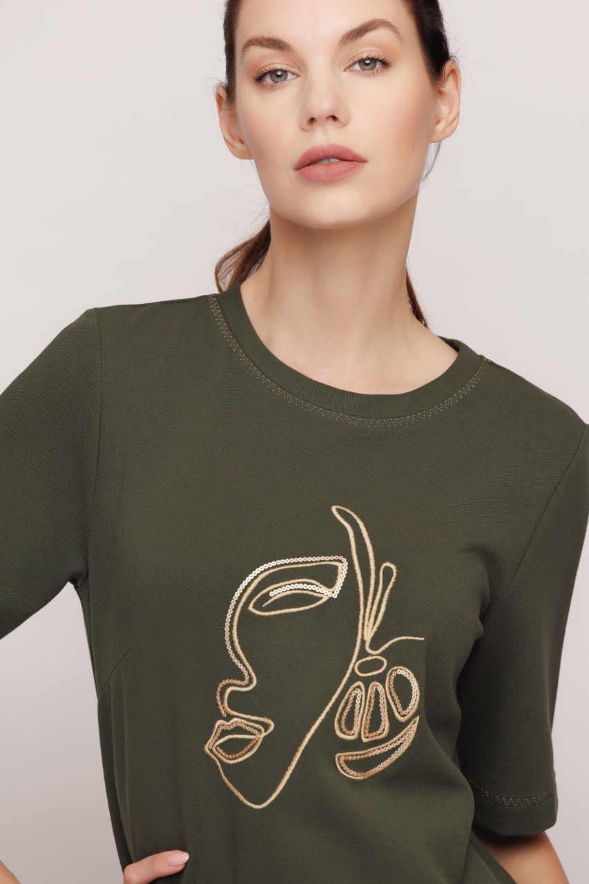 Rochie dama lejera cu broderie