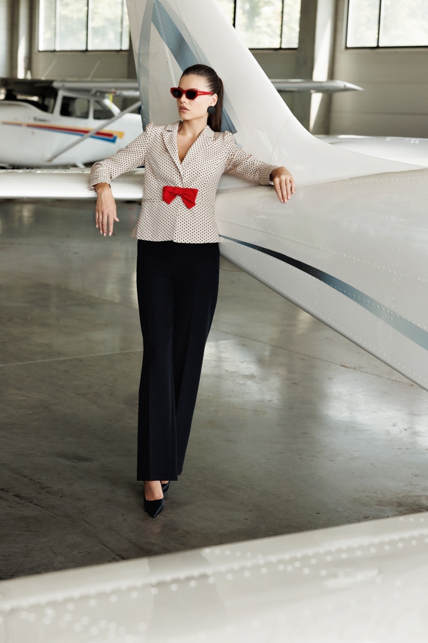 Sacou dama cu buline