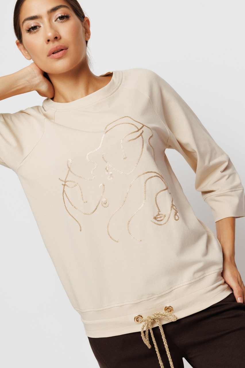 Tricou dama cu broderie