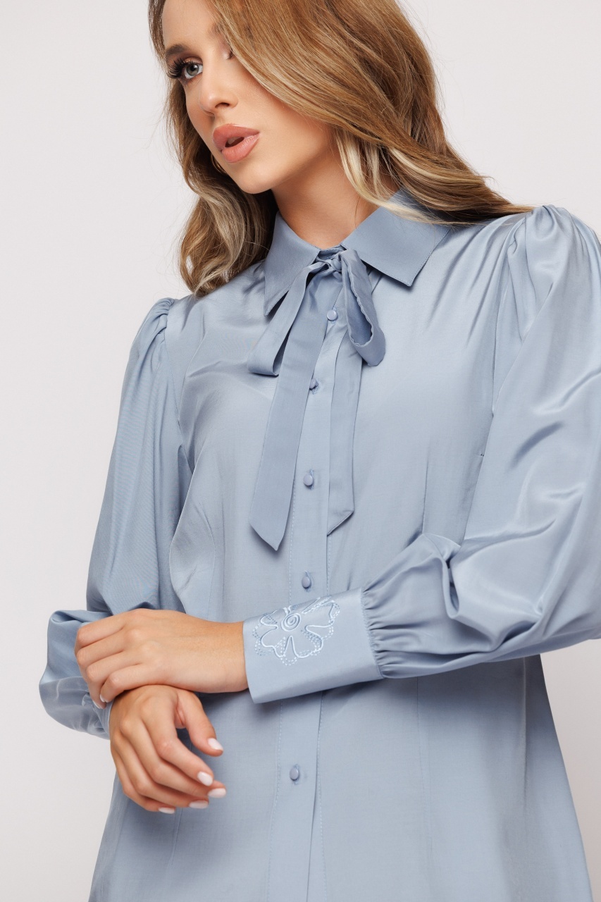 Bluza dama cu esarfa la guler