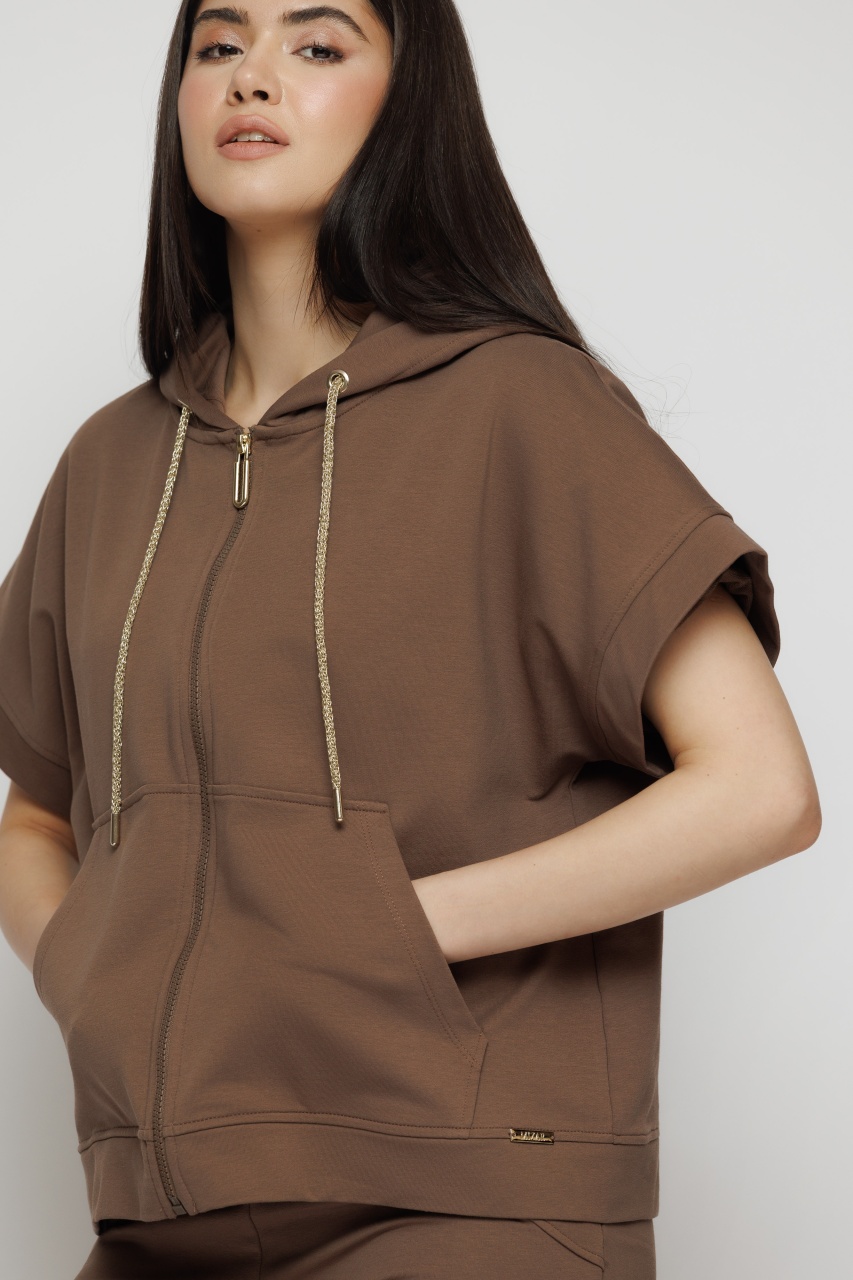 Hanorac dama cu maneca scurta