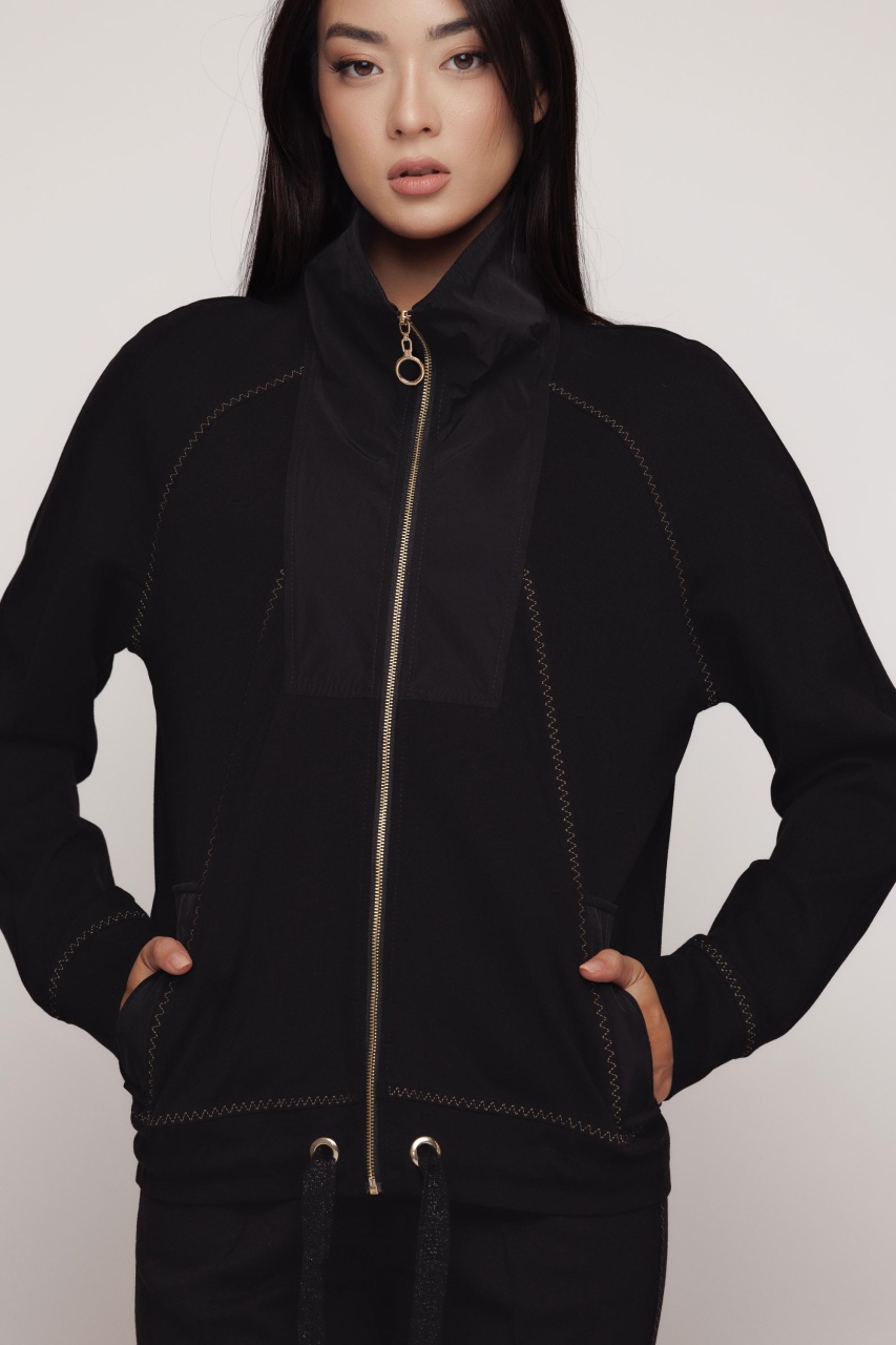 Jacheta dama neagra cu fas