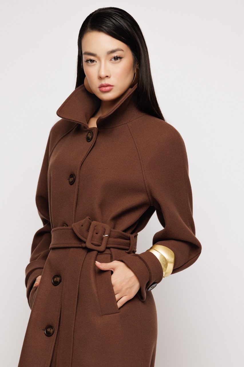 Palton dama maro cu cordon