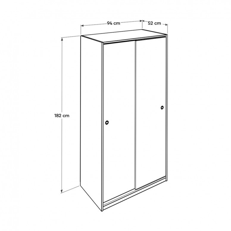 Dulap SWD-436-SS-2