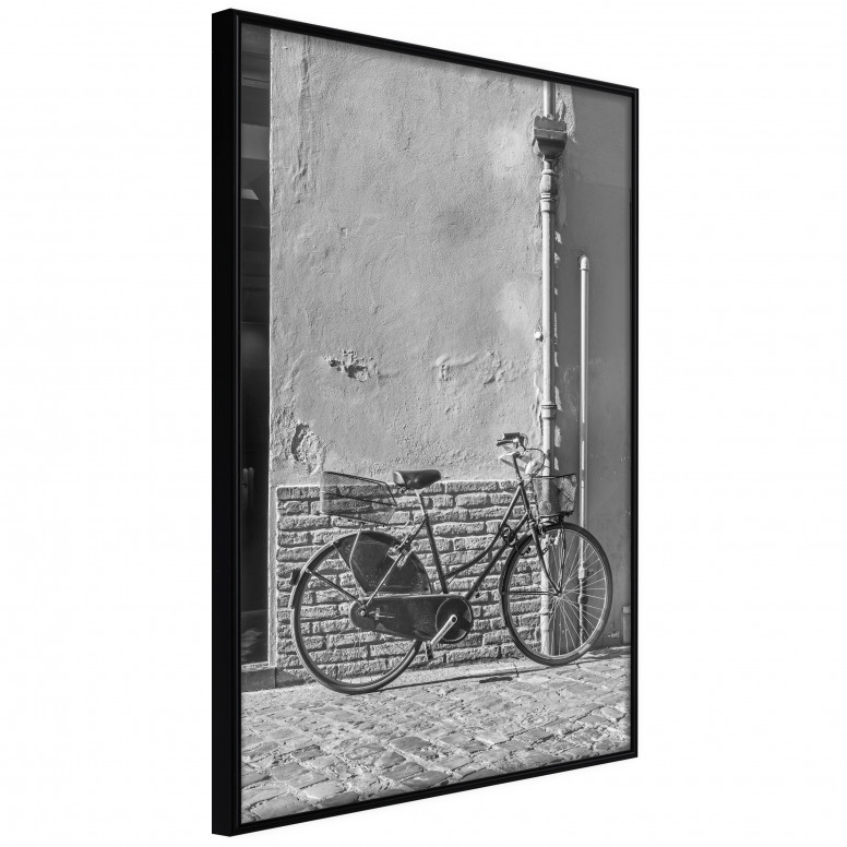 Poster - Bicycle with Black Tires, cu Ramă neagră, 30x45 cm