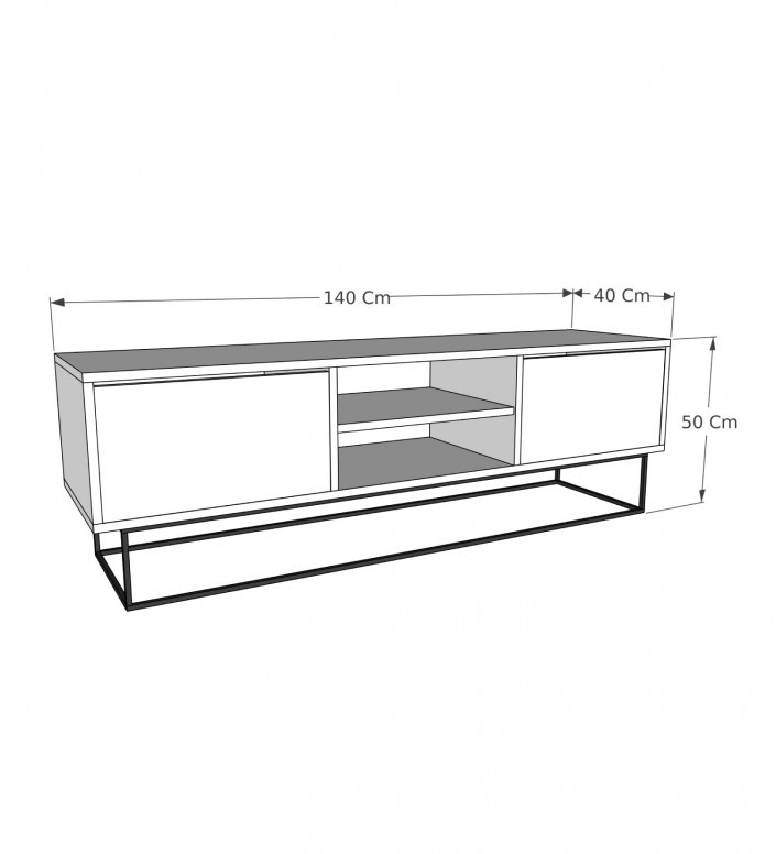 Comoda TV Escape 140 - Rebab