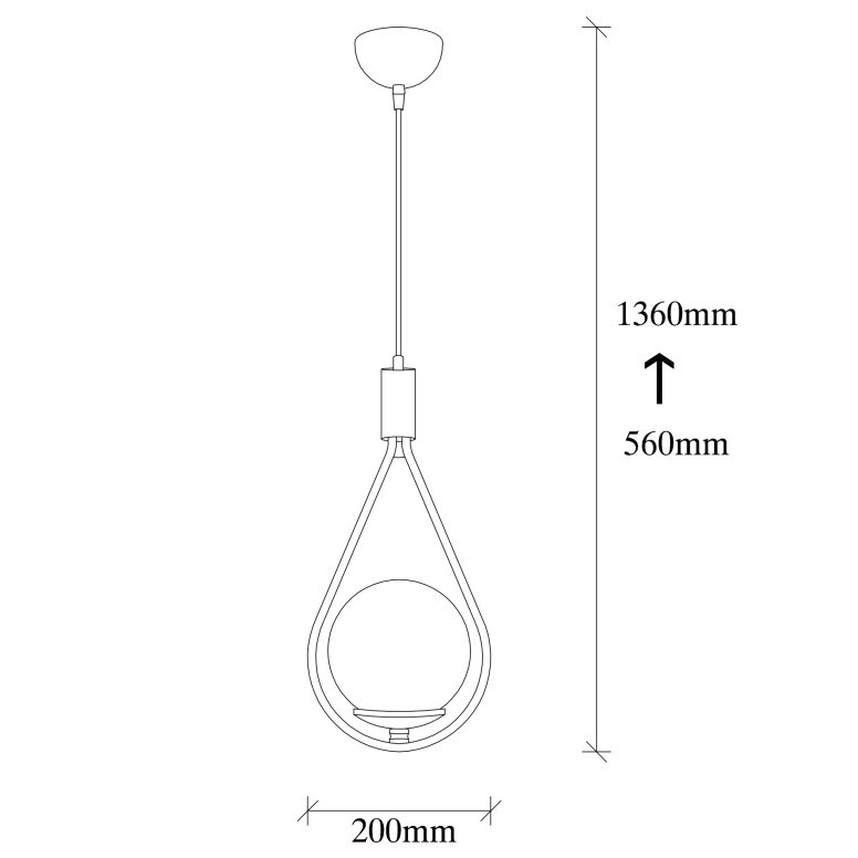 Lustra Mudoni - MR - 937 Negru