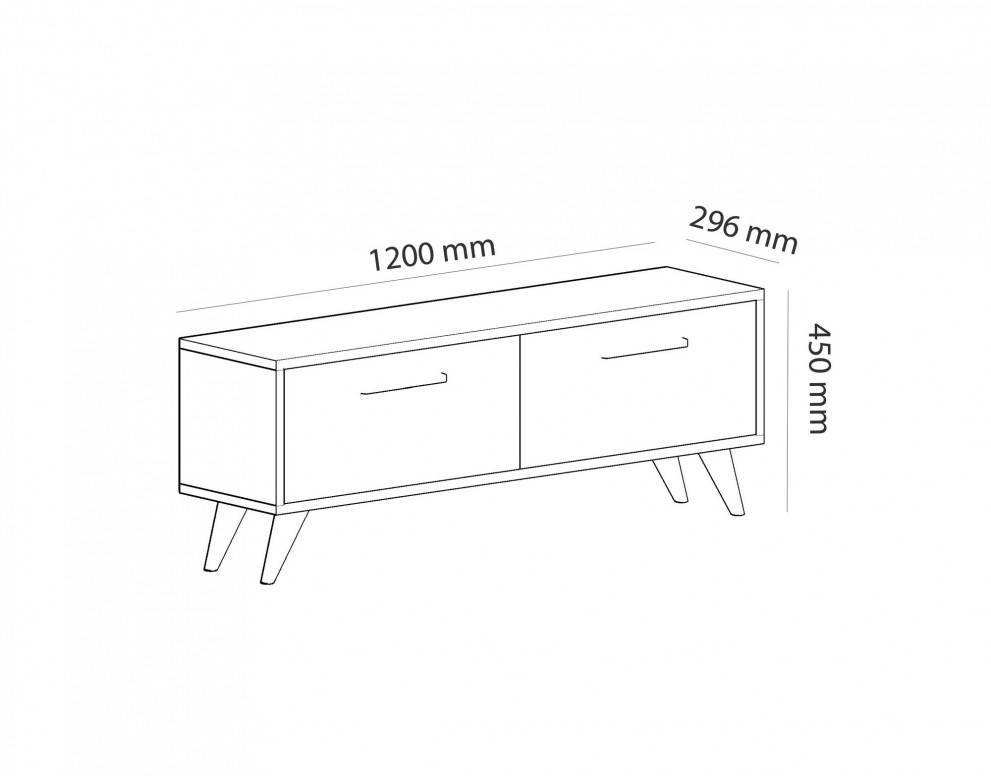 Comoda TV Melisa - Sapphire, Antracit