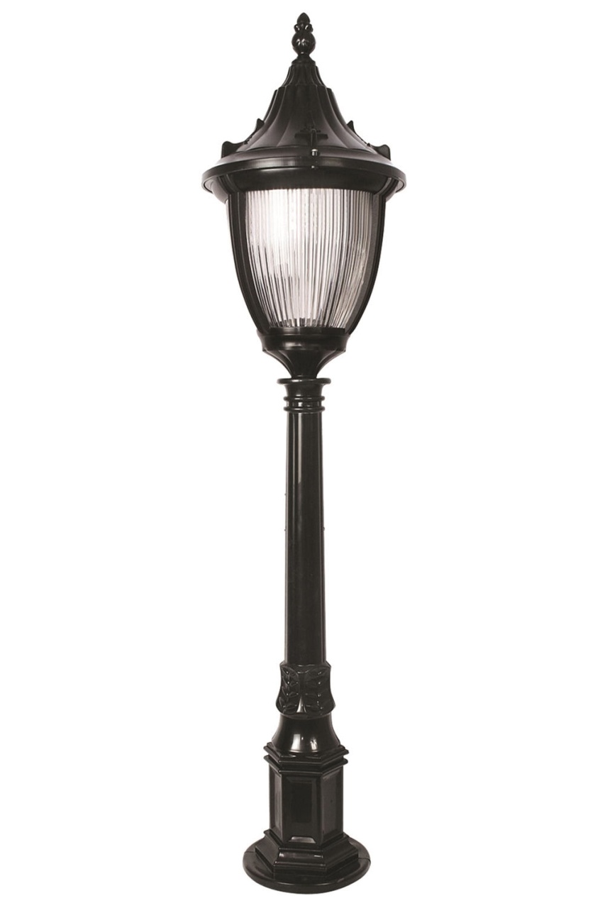 Lampadar de exterior M1B Negru 105x30 cm