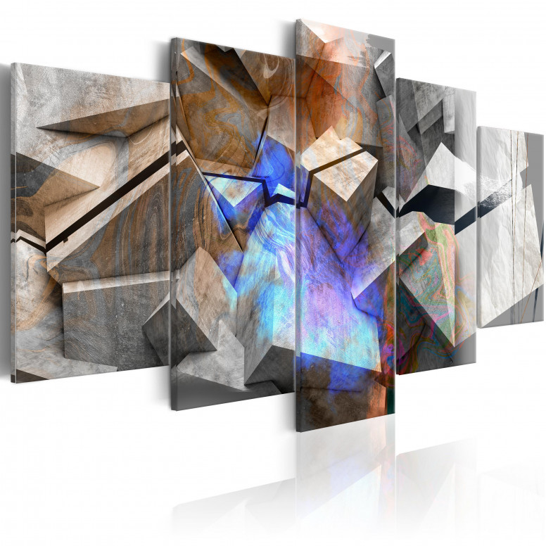 Tablou - Abstract Cubes 200x100 cm