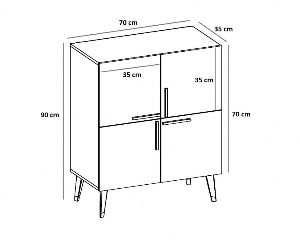 Consola Makro Walnut