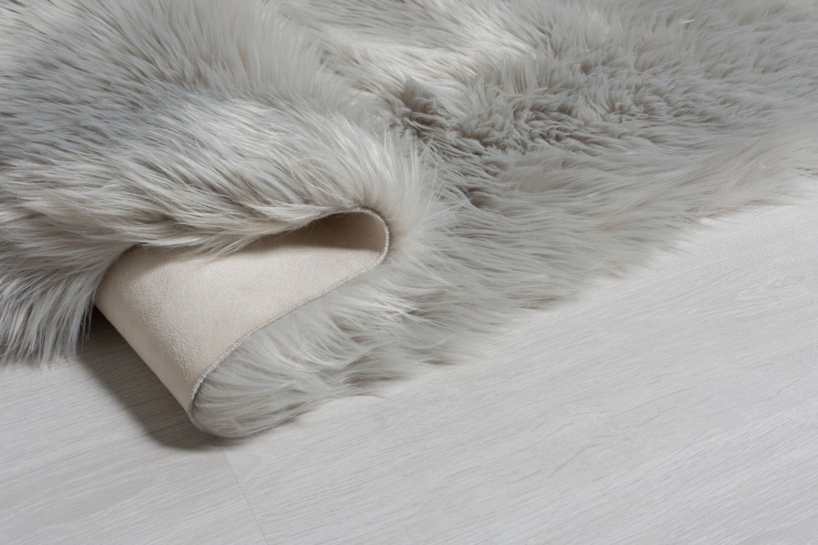 Covor Sheepskin Gri 80x150 cm